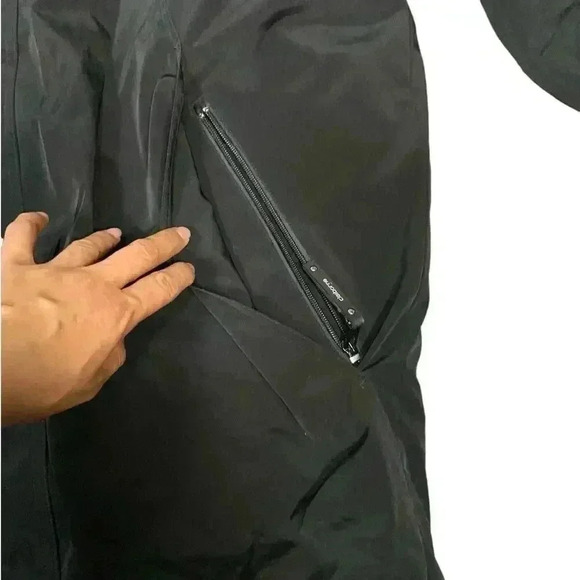 Men's Claiborn Downfill Blend Double Jacket Black Size Medium NWOT - Picture 3 of 16